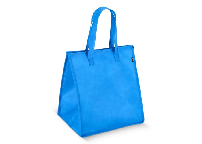 Cabas isotherme personnalisé en intissé 75 g/m² Bleu clair